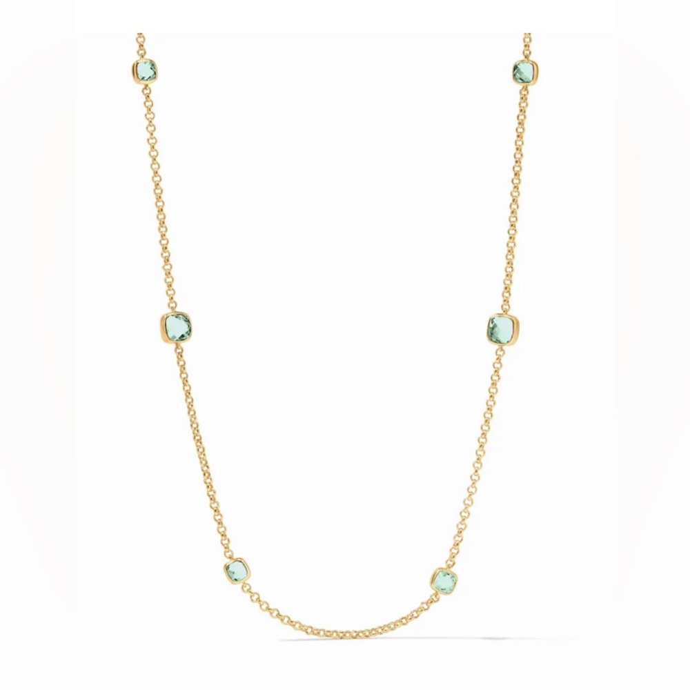 Julie Vos Aquitaine Station Necklace NWT